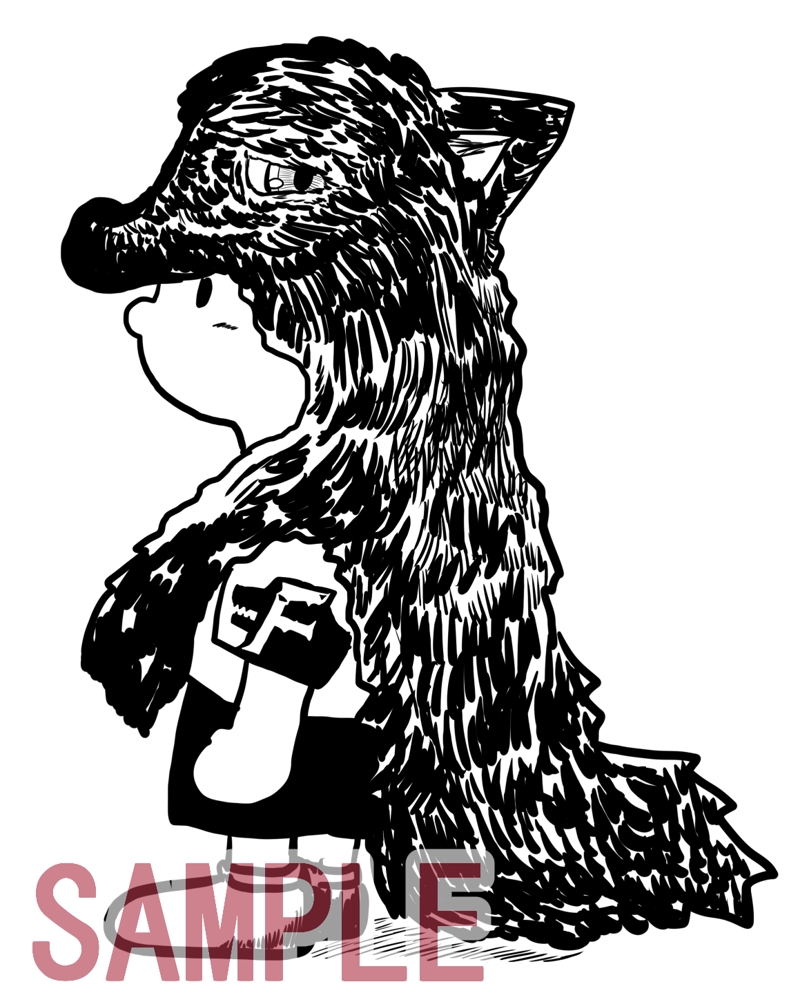 シンプルキャラクターのイラスト作成 オオカミ少年 Moromorozumi クラウドソーシング ランサーズ