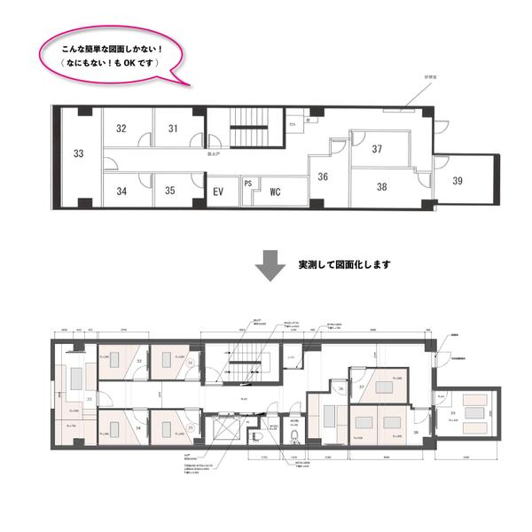 現調図作成致します