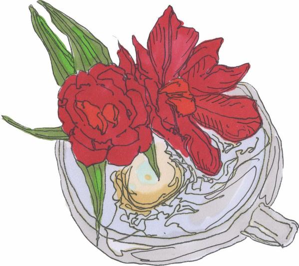 イラスト　名刺