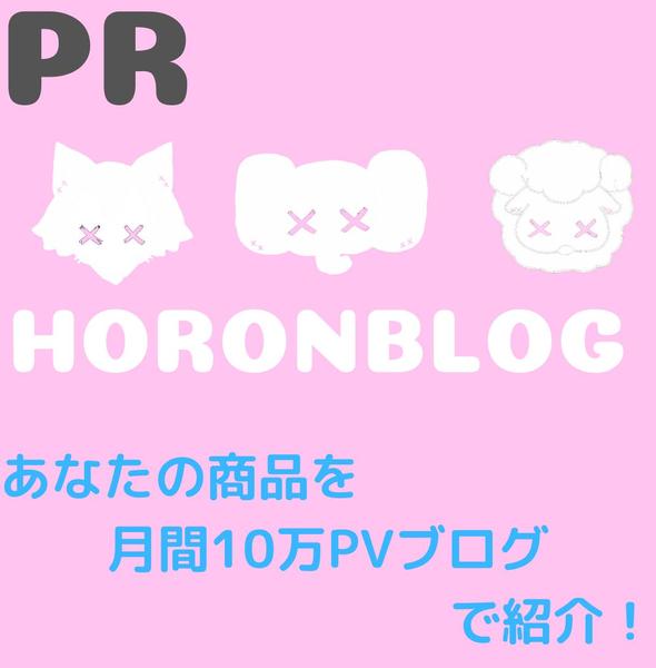 月間10万PVブログで商品・サービスをPRします | 商品・サービス何でもOK