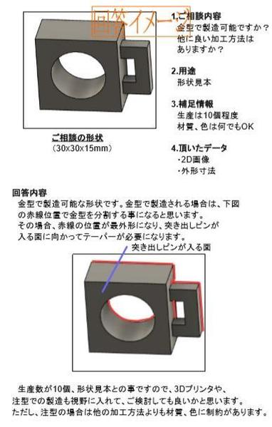 プラスチック製品の設計アドバイス　経験15年以上