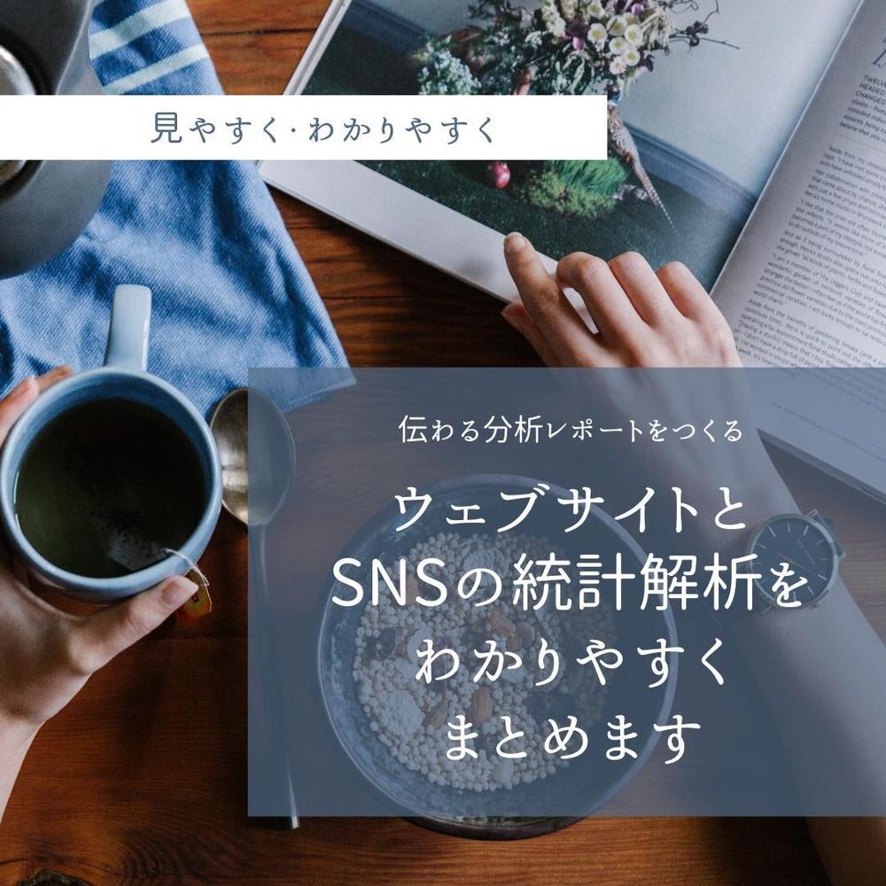 ウェブサイトとSNSの統計解析を見やすくわかりやすくまとめます