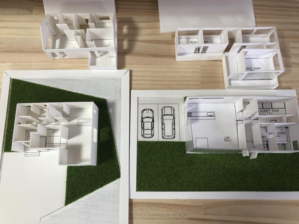 【送料・材料費込み】建築模型製作（カラー別途・延床200㎡以下）