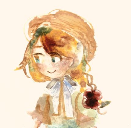 絵本風のかわいい水彩画の女の子描きます イラスト制作 ランサーズ