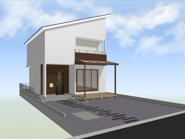 住宅の外構図・外構パースの作成