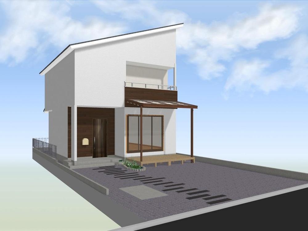 住宅の外構図・外構パースの作成