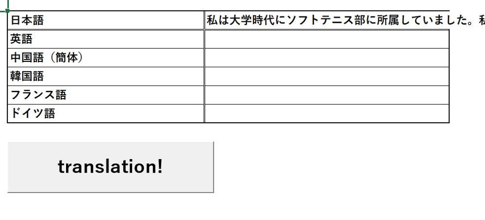 Google翻訳_多言語一括翻訳マクロ