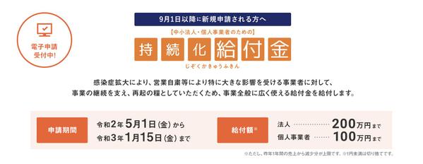 雑所得・給与所得のフリーランス対象持続化給付金　税理士の署名押印します