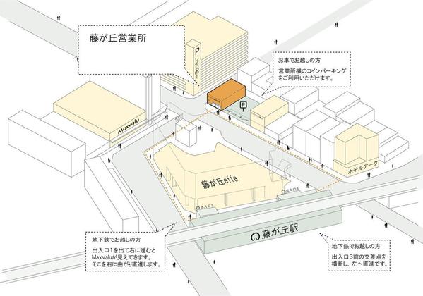 3Dのシンプルでわかりやすい地図を作成