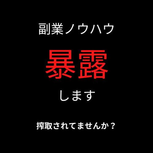 早い者勝ち！副業で稼ぐカラクリを覚悟の上暴露します。