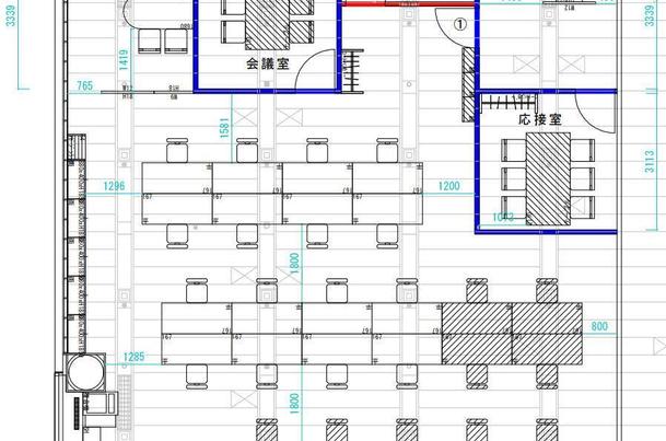 移転新設等 オフィス平面図作成 規模に関係なく同一料金 10坪でも500坪でも インテリアデザイン ランサーズ