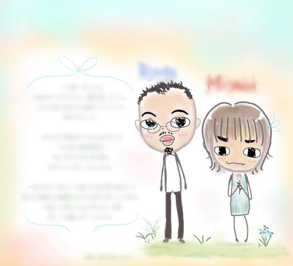ウエディングイラスト制作