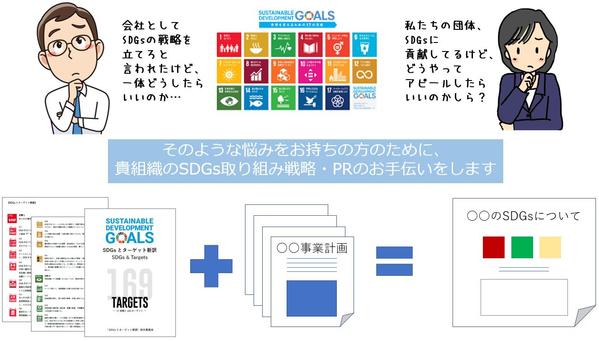 あなたの組織とSDGsの関係を分かりやすくアピールします。