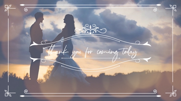 結婚式オープニングムービー イメージ選択 ご自身の手書き文字の挿入できます 新規動画作成 企画 相談 ランサーズ