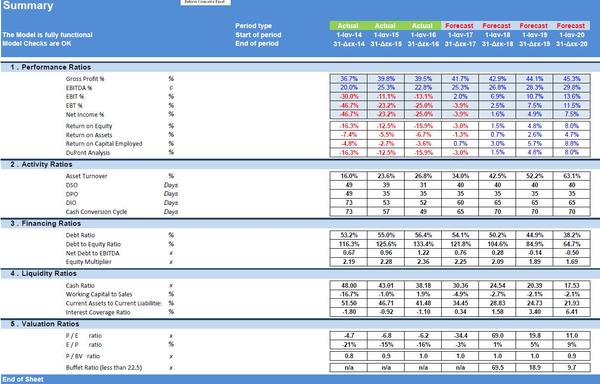 Excel_財務モデル作成支援（PL/BS/CF）日英可