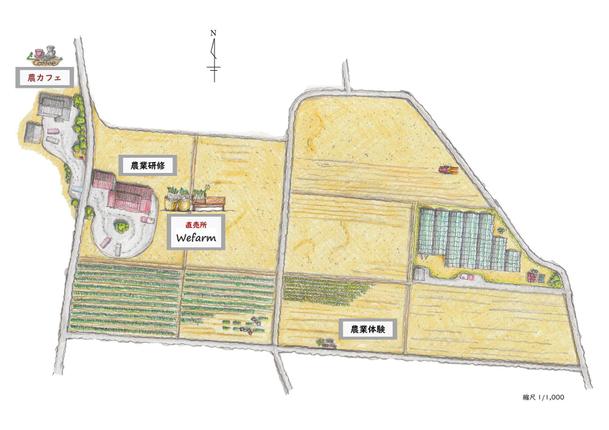 手描きで可愛いらしい航空地図を描き起こします 地図 案内図作成 ランサーズ