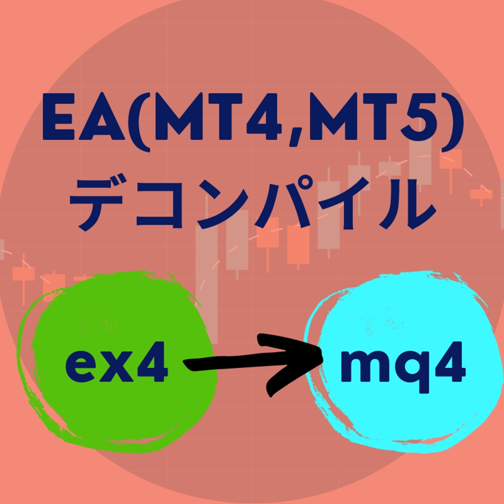 EA(MT4,MT5)(例ex4→mq4)のデコンパイルします。