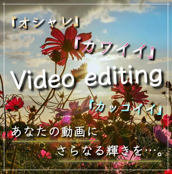 あなたのYouTube/SNS向け動画編集致します【元動画5分以上】