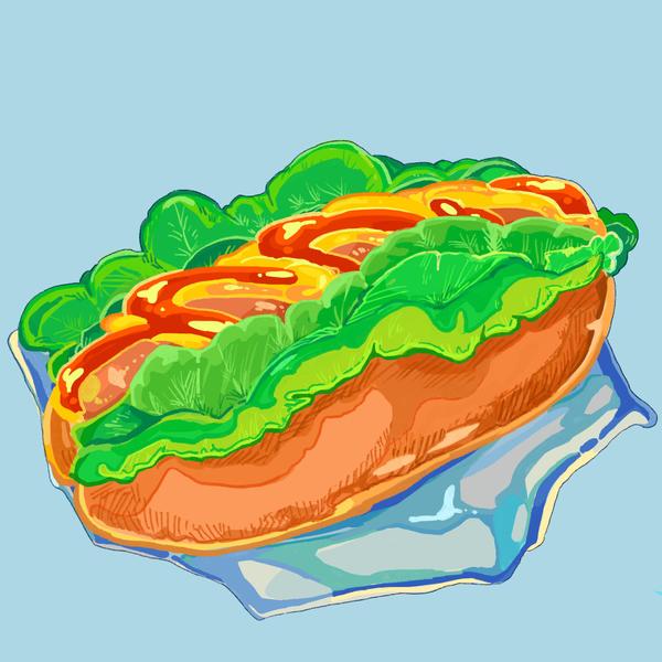 料理のイラストを描きます！