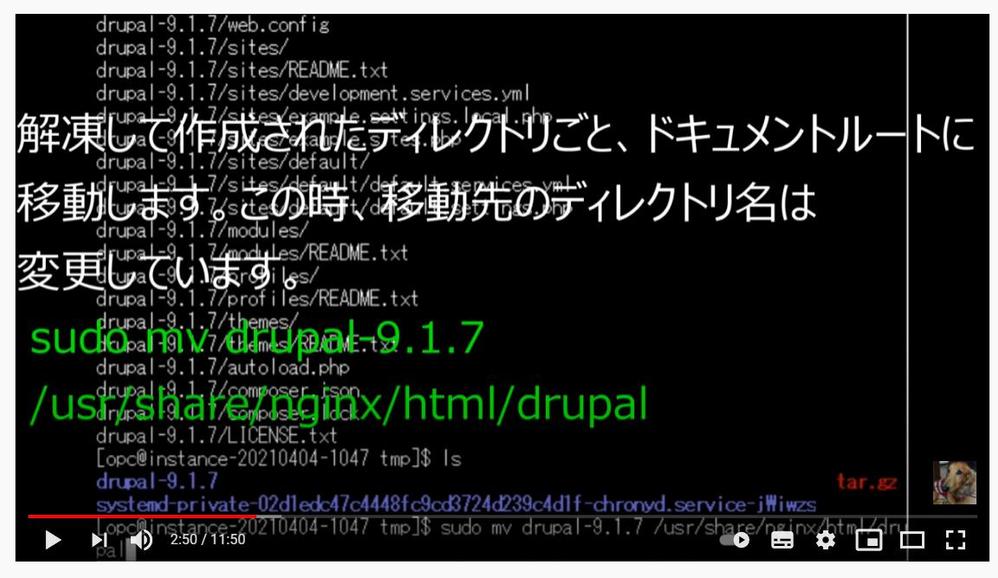 CMSなどの用途に汎用サーバを設置します