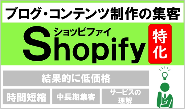 Shopifyを使ったネットショップのブログ・記事制作で集客したい