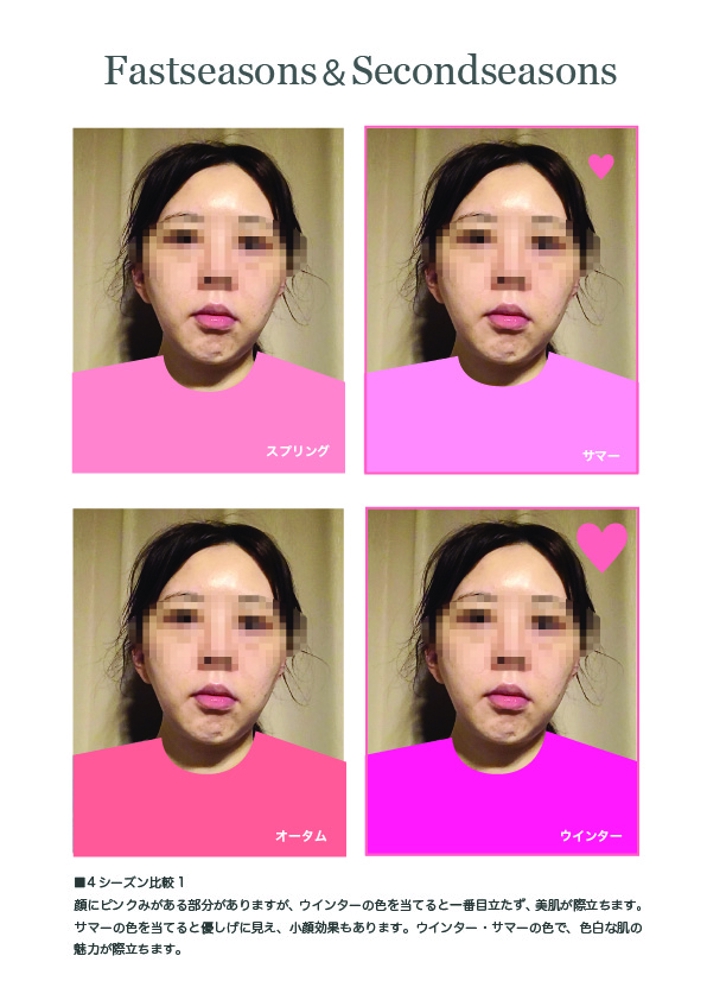 【オンライン】パーソナルカラー診断➕顔印象診断