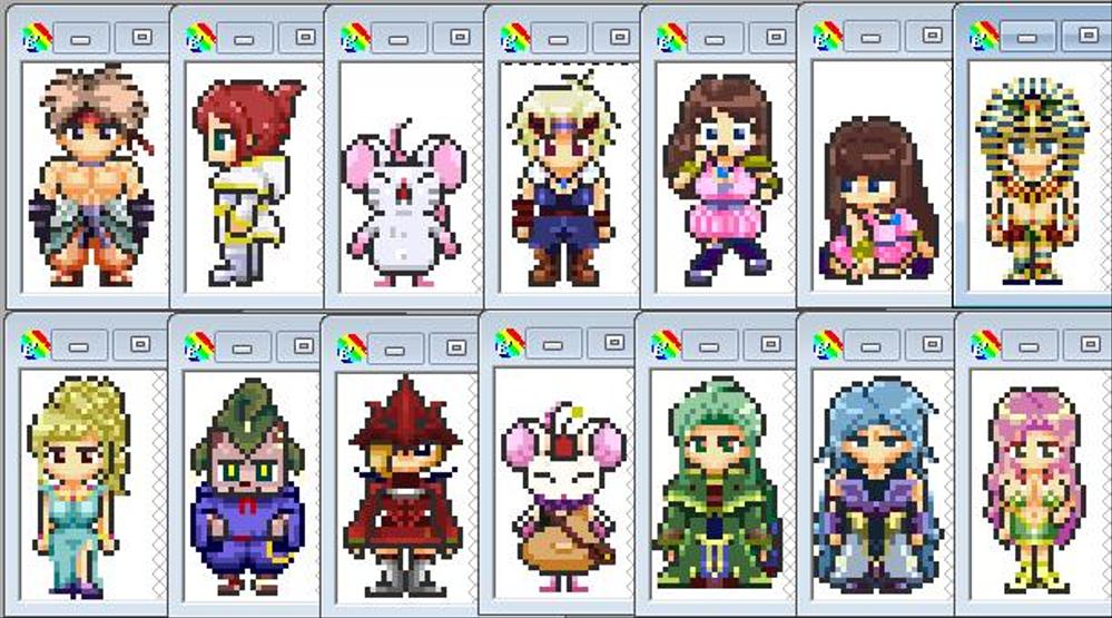 Rpg風のドット絵キャラクターをデザイン 作成 クラウドソーシング ランサーズ