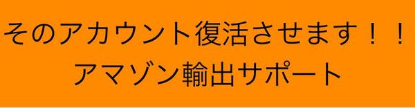 アマゾン輸出サスペンド対応　事業改善策作成サポート