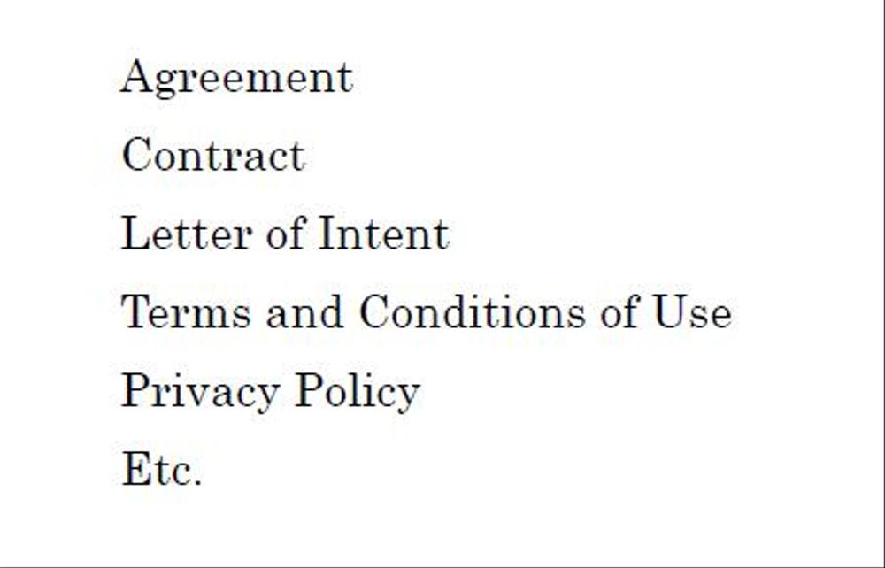 【英語⇔日本語】契約書、利用規約、プライバシーポリシー
