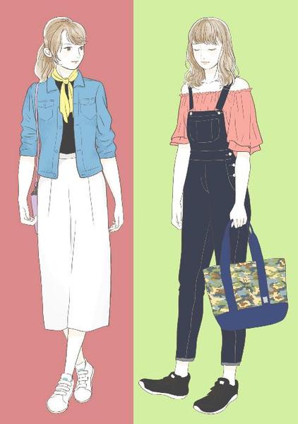 【ファッション/イラスト】コーディネートをおしゃれなイラストにします！