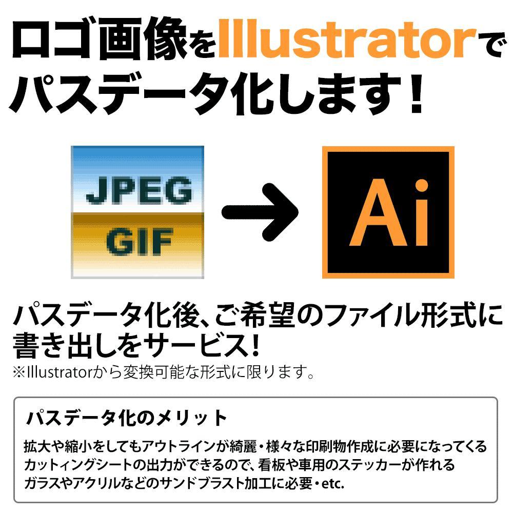 ロゴマーク イラストをillustratorでトレースいたします ランサーズ