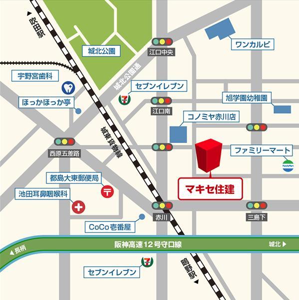 住所のみでOK！高品質の案内地図を作成します