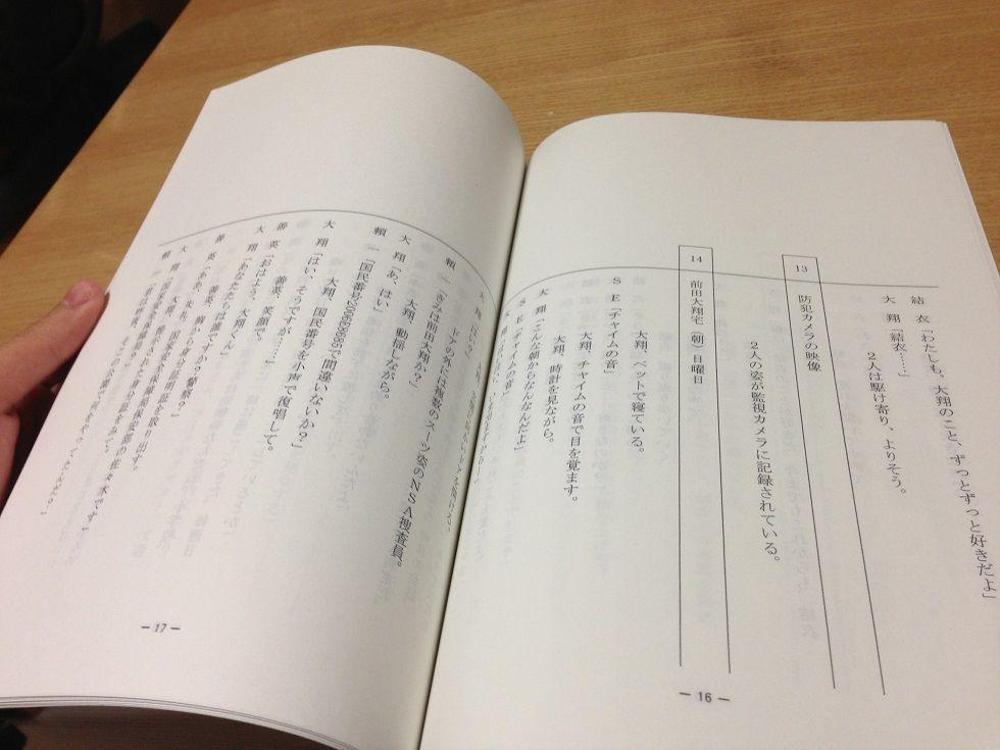 小説、演劇、自主製作映画等の脚本執筆代行致します