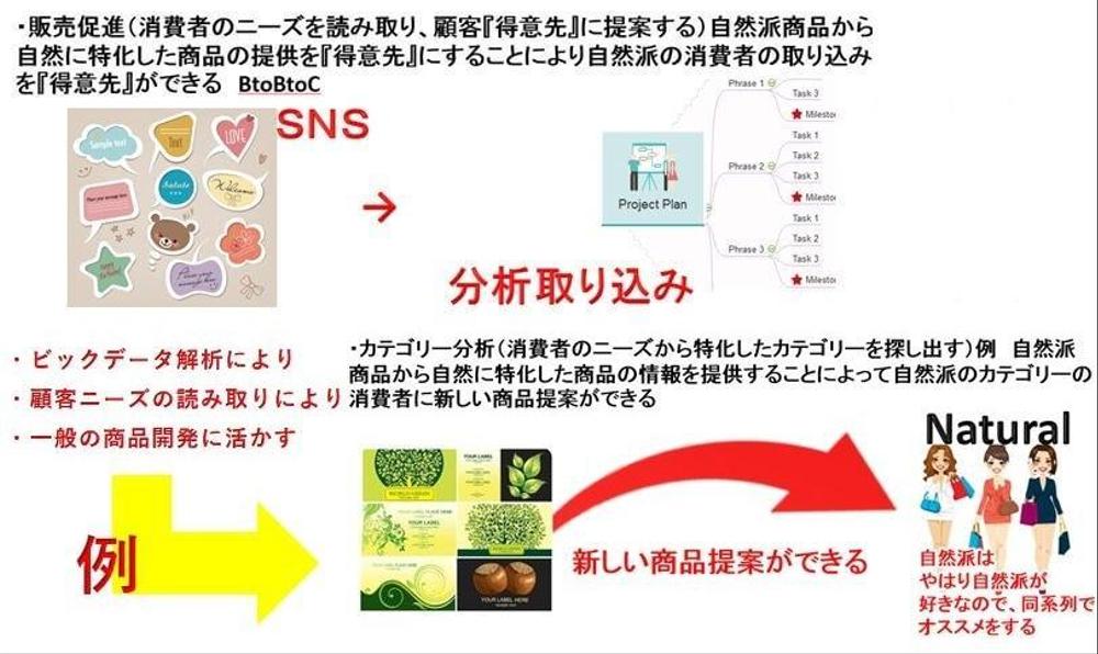 雑貨の卸売でやったこと（データ分析（商品・属性の抽出）→末端顧客抽出→他）