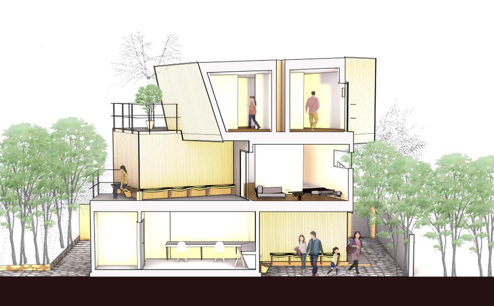 建築・プロダクトデザイン、トリック図作成