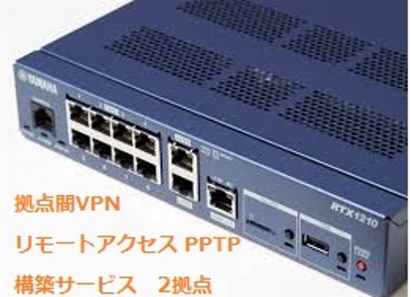 VPN設定 2拠点分 (IPSec, IPIP等指定可能）各メーカーOK！ルーター2台分（2拠点分）