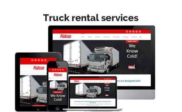 Truckレンタルサービスサイト
