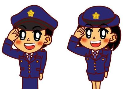 かわいい警察官