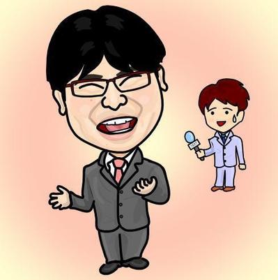 似顔絵（金子哲雄さん）