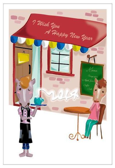【Work】2014年年賀状制作　東急ハンズ様にて販売