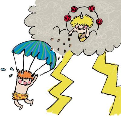 雷様と鬼（節分）