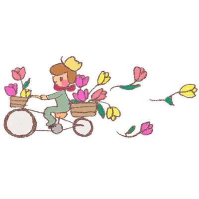春を運びます。
