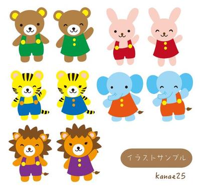 動物のイラスト