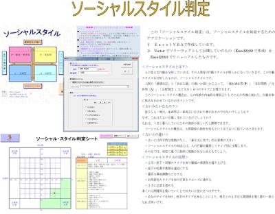 作品１：ソーシャルスタイル判定