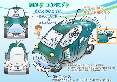 コンセプトカーのデザインです