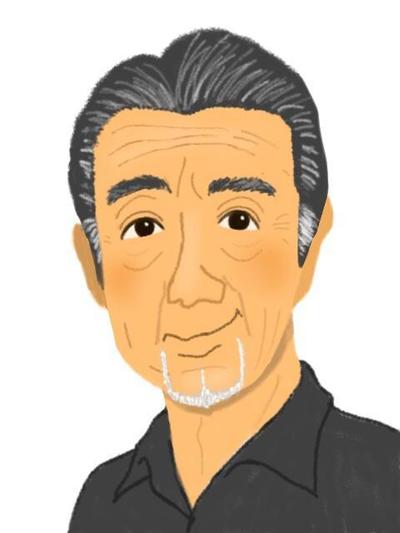男性似顔絵
