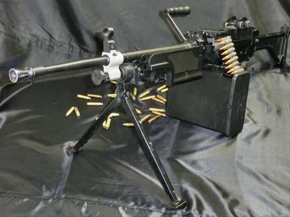 M249ミニミマシンガン撮影