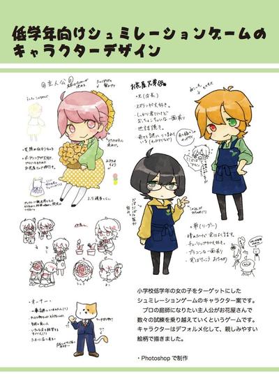 ゲームのキャラクターデザイン