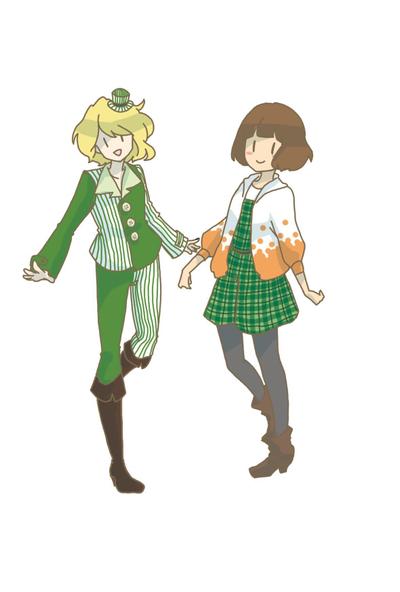 ファッションイラストからのキャラクターデザイン