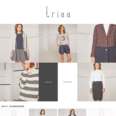 ファッションブランド「triaa」